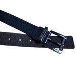 Michael Kors Women's Twist Reversible 30mm MK Logo Leather Belt Medium Silver Photo 1