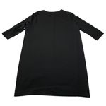 Old Navy Ribbed 3/4 Sleeve Shift Little Black Dress NEW WITH TAGS Neutral Photo 1