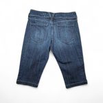 Old Navy Ultra Blue Capri Jeans Low Rise Stretch 33" Waist Women's 8 Photo 1