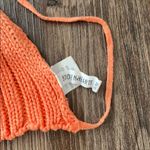 Stolen Hearts Orange Crotchet Bralette Photo 3