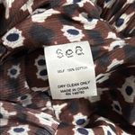 Sea New York 💙💖 Brown & White Patterned Harem Pants Photo 5