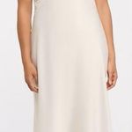 Rya Collection Milos Embroidered Lace Satin Slip Midi Gown Sz Small 🧡🍄 Photo 0