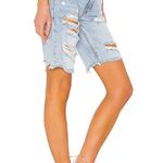 Free People  we the free Caroline Destroyed Cut Offs Jean Shorts in Indigo Photo 2