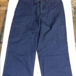 Carhartt Blue Cargo Pants Durable Scrubs with draw string Photo 0