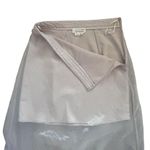 Anthropologie Sheer Beige Organza Maxi Length Skirt Size 8 Photo 5