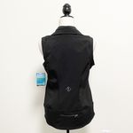 Stonewear Designs Black Sleeveless Zip Up Vest NWT Small Pockets Fleece Lining Photo 6