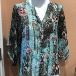 Alberto Makali  floral and animal print blouse Photo 2