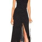Alice McCALL Oscar Ruched Polka Dot Midi Dress Women's Size 6 Photo 0