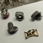 Adjustable Or Stretchy Statement Rings Lot Of 5 Photo 9