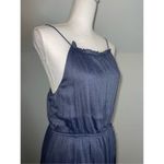 Women’s Casual Navy/Denim Colored Midi Dress Medium Blue Photo 3