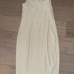 Women's FLX Dress Size S Cream Sleeveless Tan Photo 2