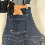 Dickies  Relaxed Fit Bib Overalls Womens Small Blue Denim Cotton Straight Leg Photo 3