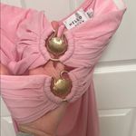 Hello Molly  Seashell Vibe Strapless Mesh Mini Dress Pink Photo 1