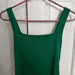 Live in the Moment Green Tank  Square Neck Top Photo 0