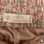 Leela and Lavender Floral Mini Skirt Small Pink Photo 2