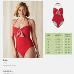 Matilda Jane  Women’s‎ Swimsuit Red One Piece Bathing Suit Size Med Photo 2