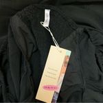 Dokotoo Black Tie Front Flutter Sleeve Mini Dress S Boho Cottagecore Festival Photo 4