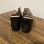 Louise et Cie  Black Open Toe Block Heels size 10 Photo 2