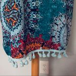 Yincra Blue Red Orange Colorful Swim Beach Pool Cover Up Size 8 Photo 7