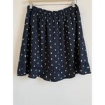 Loft Women's S Navy Blue Pink Diamond Geometric Print A-Line Skirt Pull On NEW Photo 4