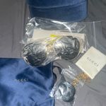 Gucci Sunglasses GG0725S 001 Gold/Grey Lenses Photo 14