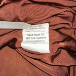 House Of CB Letitia Cocoa Brown Swirl Halter Ruched Mini Dress MEDIUM Photo 6