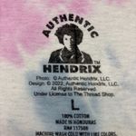 The Jimi Hendrix Experience 1933 Rock Tie-Dye T-Shirt Size Large Photo 3