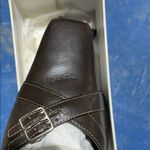 Loft Brown Leather Minimalist Slip-Ons herls Photo 12