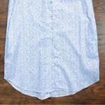 Joie  • Floral Cotton Shift Dress blue white sleeveless shirtdress midi voile Photo 5