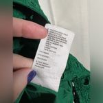 & Other Stories Anthropologie & Other Stories Green Eyelet Short Sleeve Dress 6 Photo 9