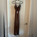 ASOS  Brown One Shoulder Gown for Wedding Guest Photo 7