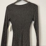 𝅺NWT ROW A Metallic Sheath Dress Black X Photo 5