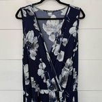 Venus Women’s XL Faux Wrap Floral Stretchy Slinky Jumpsuit Summer Romantic Photo 0