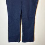 J.Crew Slim Demi Boot Jeans Size 31 Dark Wash Raw Hem Denim Photo 2