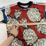 Adidas Farm Rio AOP 2XS XXS Pineapple Sweatshirt Women's Crew Neck Sweater Photo 12