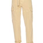 frame denim Frame Safari Belted Cargo Khaki High Rise Utility Pants Photo 0