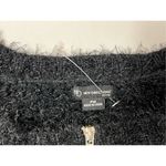 New Directions Petite Black Curly Zip Cardigan Sweater‎ MEDIUM Chunky Knit Furry Size undefined Photo 3