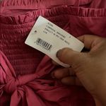 Intermix  Cynthia Smocked Cotton Midi Dress NWT Photo 6