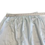 Vintage Barbizon Cuddleskin Pajama Set XL Blue Satin Lace Floral Embroidered Photo 7