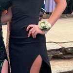 Black Sparkly Prom Dress Size 0 Photo 0