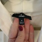 Lulus White Criss Cross Tank Top Size M Photo 2