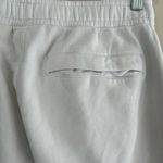 Nike Club Fleece Joggers Womens Small White Sweatpants Embroidered Swoosh - flaw Photo 8