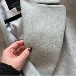 J.Crew  melton wool peacoat in gray‎ women’s size 8 Photo 2
