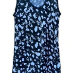 Vera Wang Simply  women's size small black and cream floral, light weight dress Photo 0
