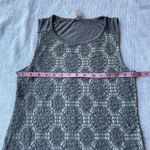 Banana Republic  Gray Scoop Neck Lace Overlay Tank Top | Size Small Photo 9