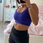 Purple Sports Bra Size XS Photo 2