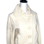 Arden B Women's Blazer Jacket Coat Snap Button Up Embroidery Beige Size Small Photo 2