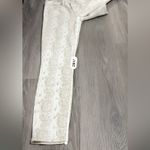 Paige Hoxton Ultra White Snakeskin Print Mid Rise Ankle Skinny Jeans Size 26 Photo 10
