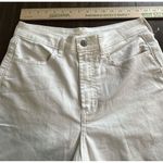 Old Navy  High Rise Wow Loose Jeans Womens 8 White Straight Pockets Casual Photo 2