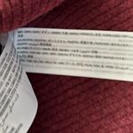 Abercrombie & Fitch Maroon Ribbed Mock Neck Sweater Dress Medium P Photo 9